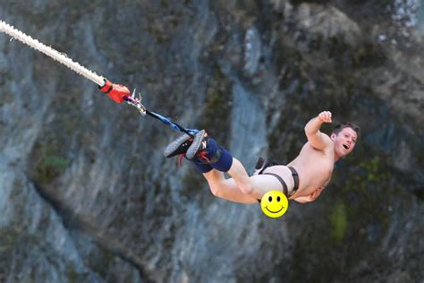 naked bungee|Naked Bungee Jumping